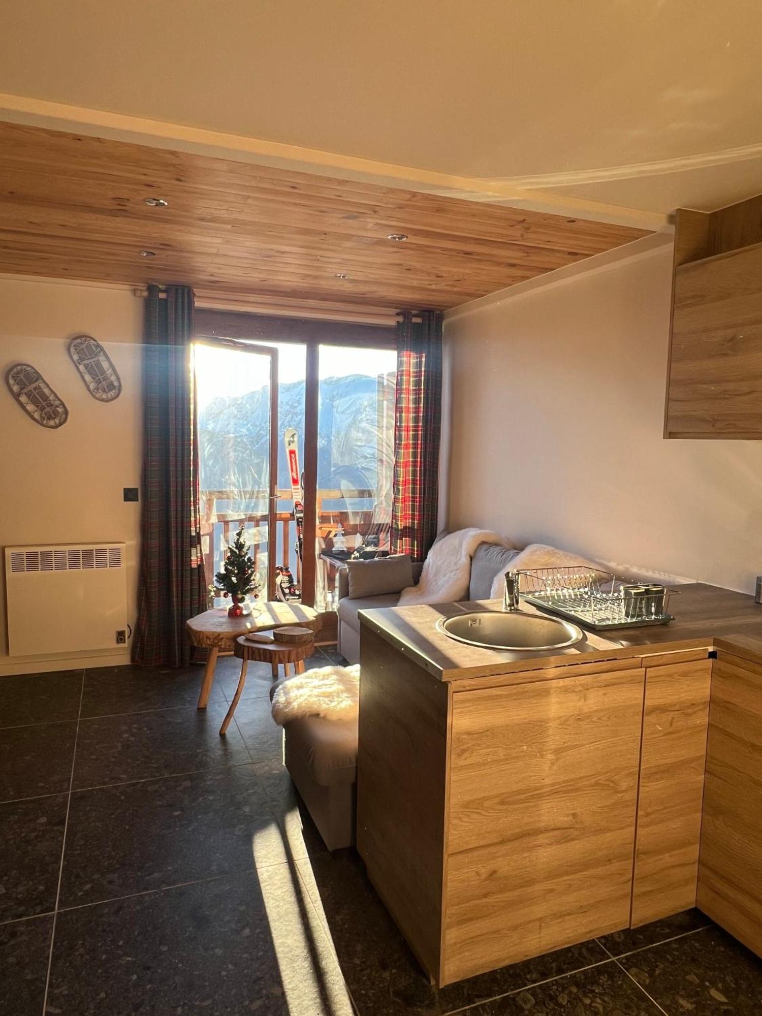 Stunning Apartment With Breathtaking View! Huez Exterior photo
